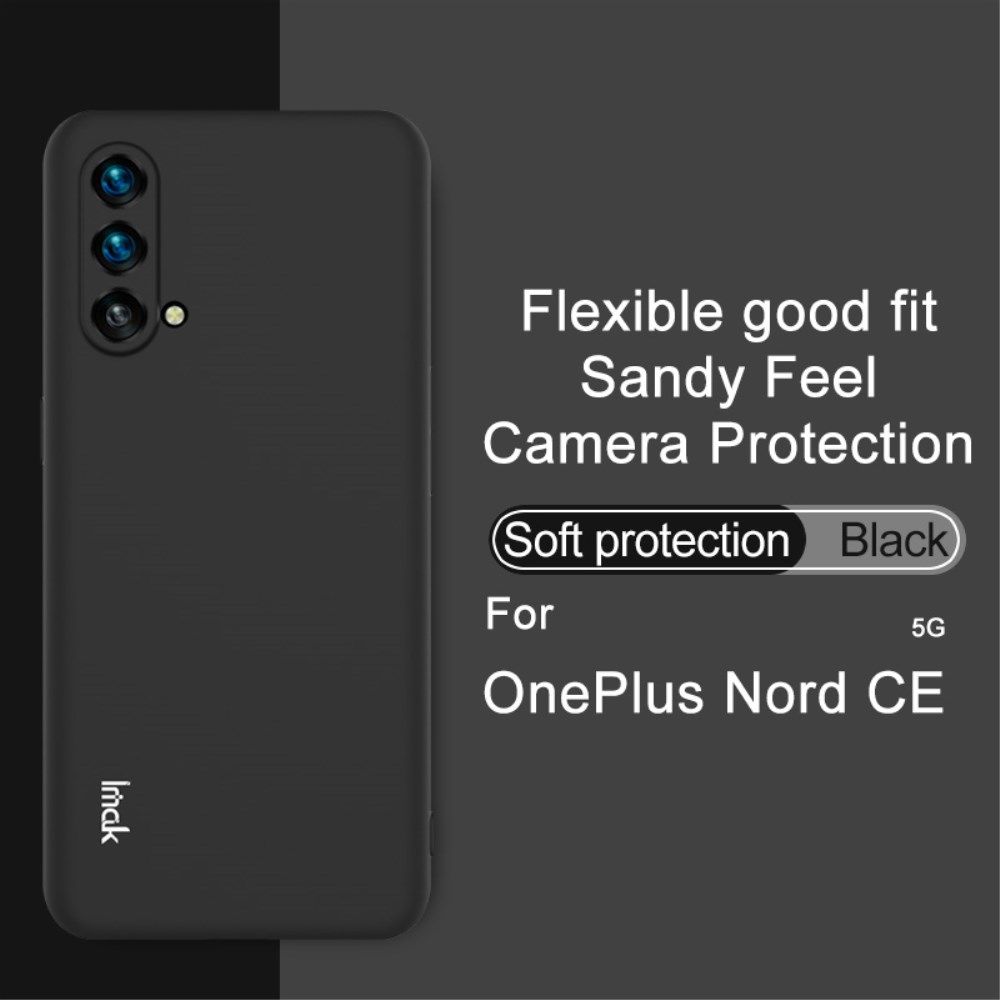 IMAK UC-3 Series OnePlus Nord CE 5G Hoesje Dun TPU Zwart afbeelding 6