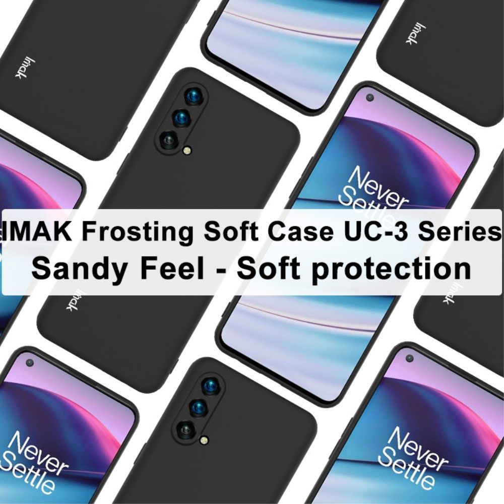 IMAK UC-3 Series OnePlus Nord CE 5G Hoesje Dun TPU Zwart afbeelding 5