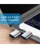 Universele USB-C naar USB-A Adapter On The Go Converter Grijs