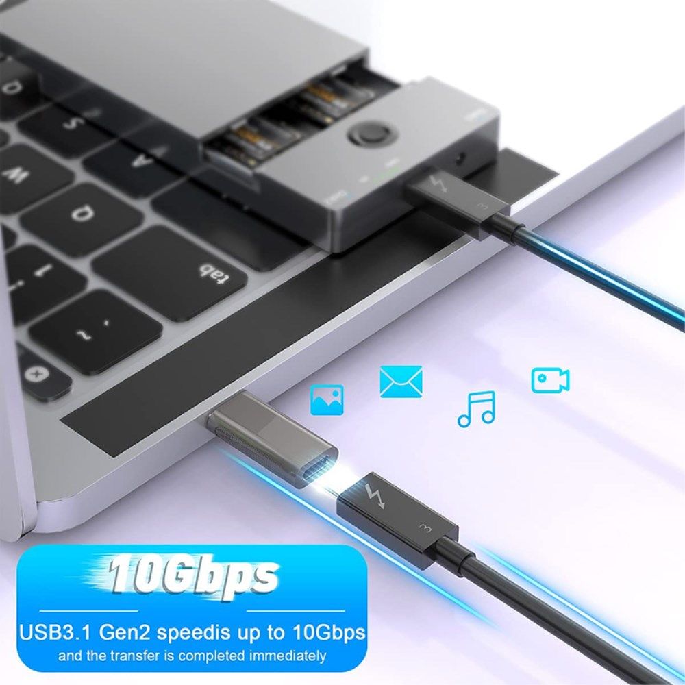 Universele USB-A naar USB-C Adapter On The Go Converter Grijs afbeelding 2