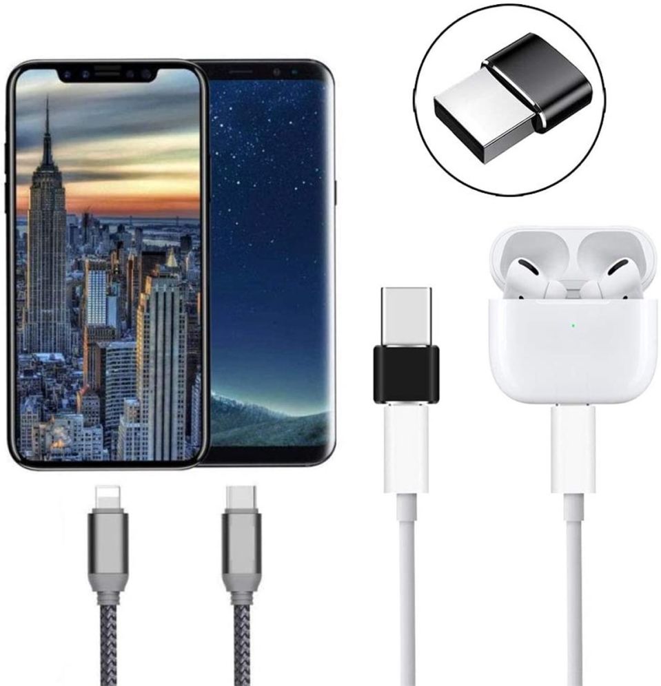 Universele USB-A naar USB-C Converter/Adapter Zwart afbeelding 6