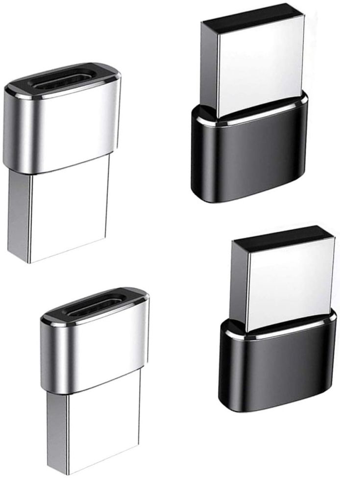 Universele USB-A naar USB-C Converter/Adapter Zwart afbeelding 7