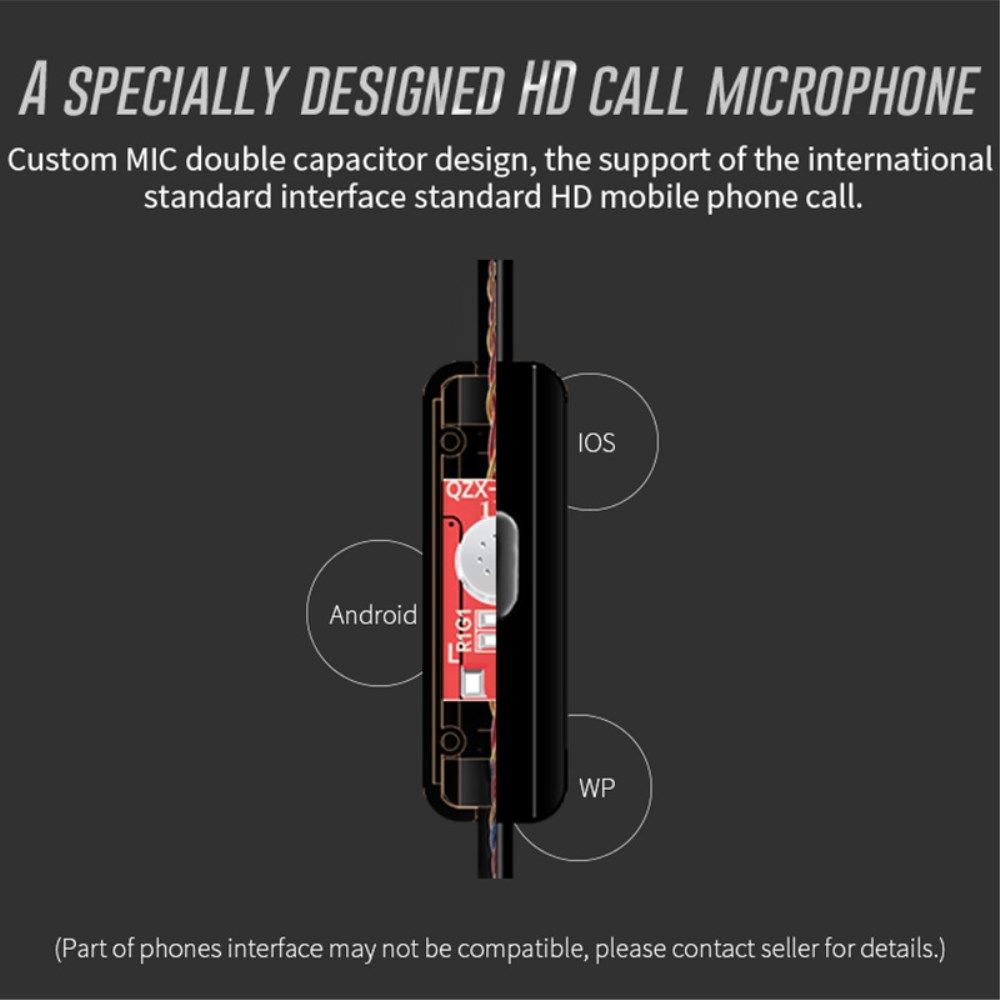 Bedrade In-Ear Oordopjes 3.5mm Jack Stereo Headset met Microfoon afbeelding 4