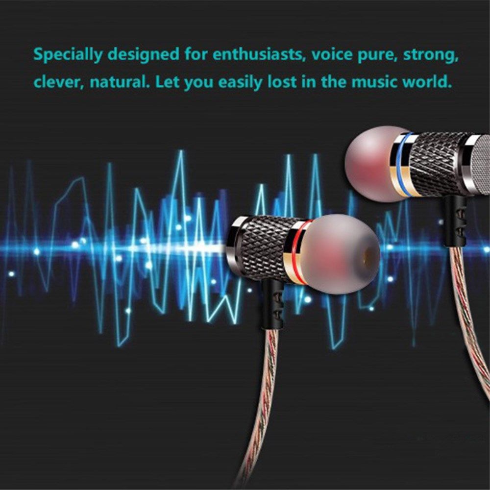 Bedrade In-Ear Oordopjes 3.5mm Jack Stereo Headset met Microfoon afbeelding 5