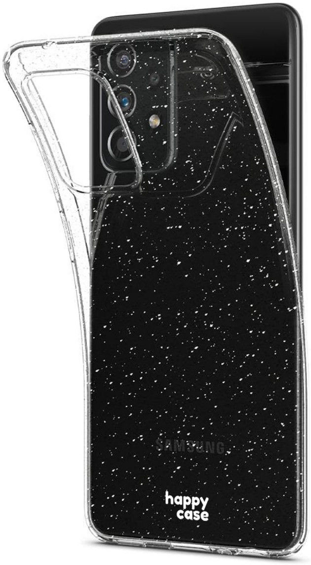 HappyCase Samsung Galaxy A52 / A52S Hoesje Flexibel TPU Glitter afbeelding 2