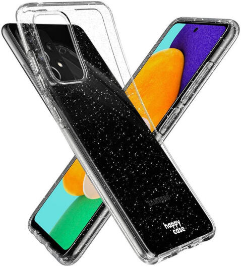 HappyCase Samsung Galaxy A52 / A52S Hoesje Flexibel TPU Glitter afbeelding 4