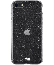 HappyCase iPhone SE 2020/2022 Hoesje Flexibel TPU Glitter Print
