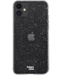 HappyCase Apple iPhone 11 Hoesje Flexibel TPU Glitter Print