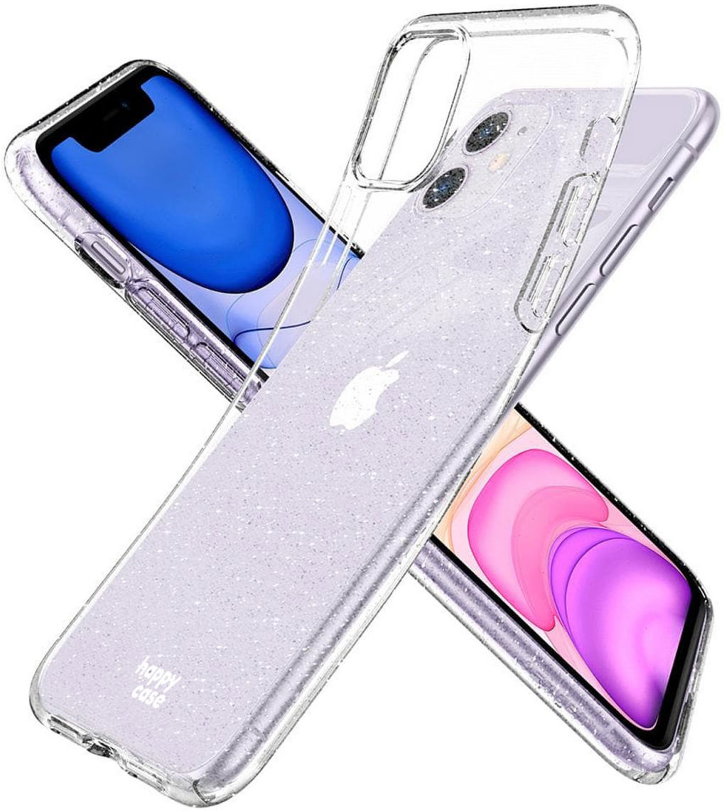 HappyCase Apple iPhone 11 Hoesje Flexibel TPU Glitter Print afbeelding 2