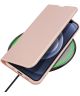 Dux Ducis Skin Pro Series Apple iPhone 13 Hoesje Wallet Case Roze