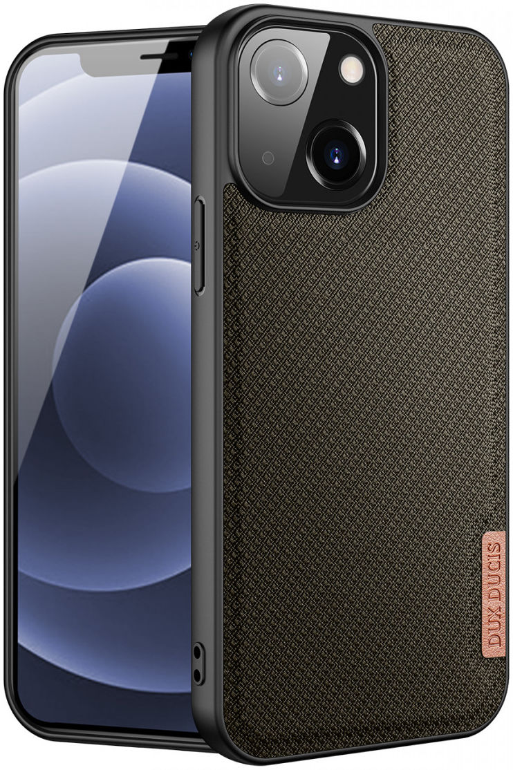 Dux Ducis Fino Series Apple iPhone 13 Mini Hoesje Back Cover Groen afbeelding 1