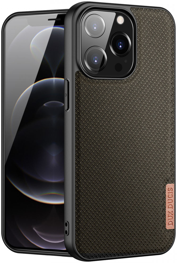 Dux Ducis Fino Series Apple iPhone 13 Pro Hoesje Back Cover Groen afbeelding 1