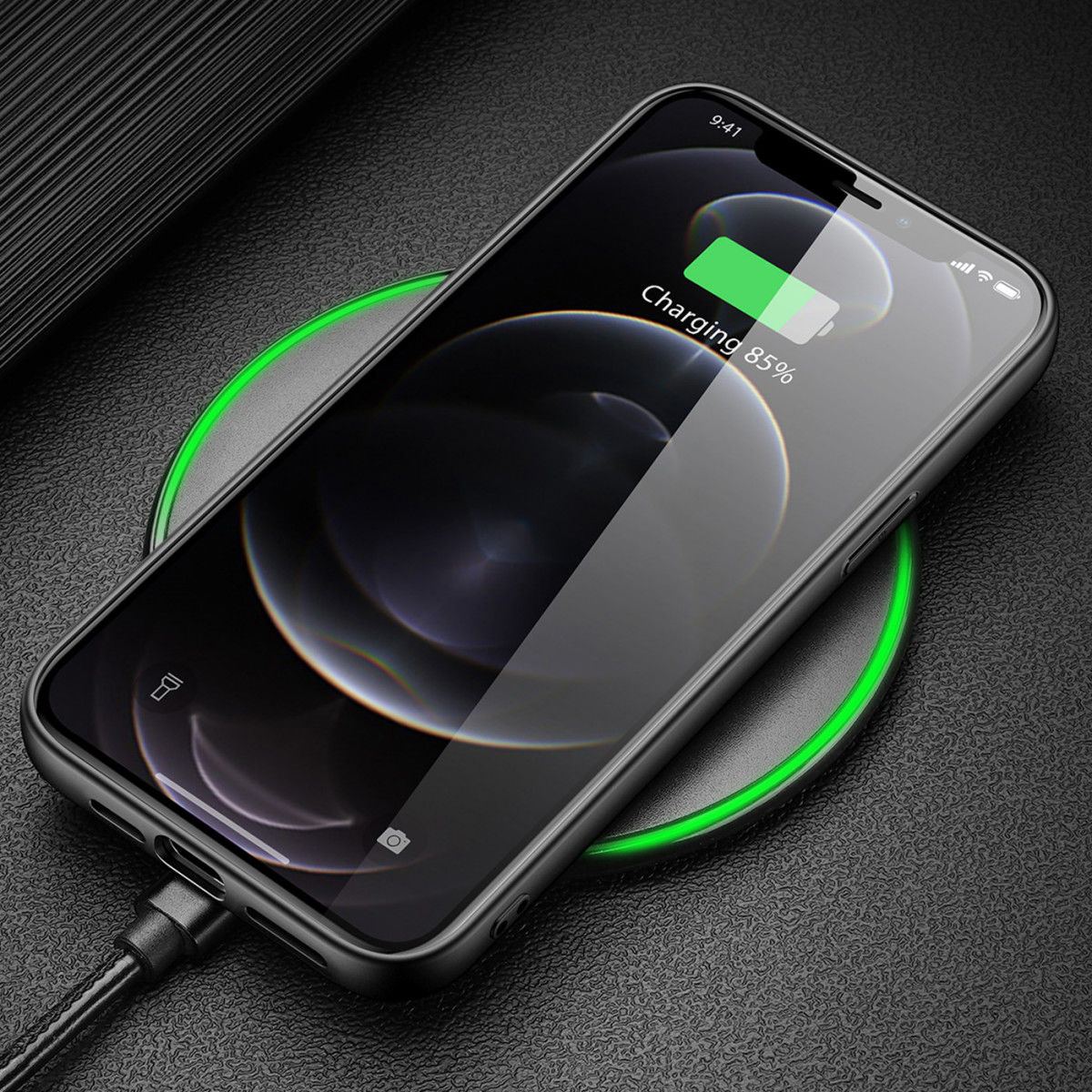 Dux Ducis Fino Series Apple iPhone 13 Pro Hoesje Back Cover Groen afbeelding 7