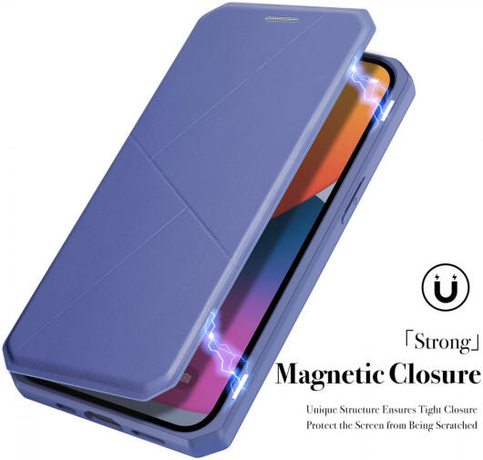 Dux Ducis Skin X Series Apple iPhone 13 Pro Hoesje Book Case Blauw afbeelding 6