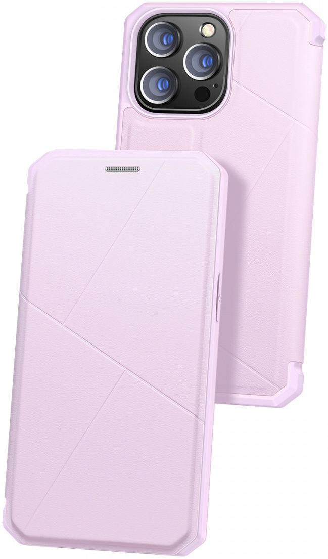 Dux Ducis Skin X Series Apple iPhone 13 Pro Max Hoesje Book Case Roze afbeelding 3