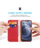 Dux Ducis Hivo Series Apple iPhone 13 Mini Hoesje RFID Book Case Rood
