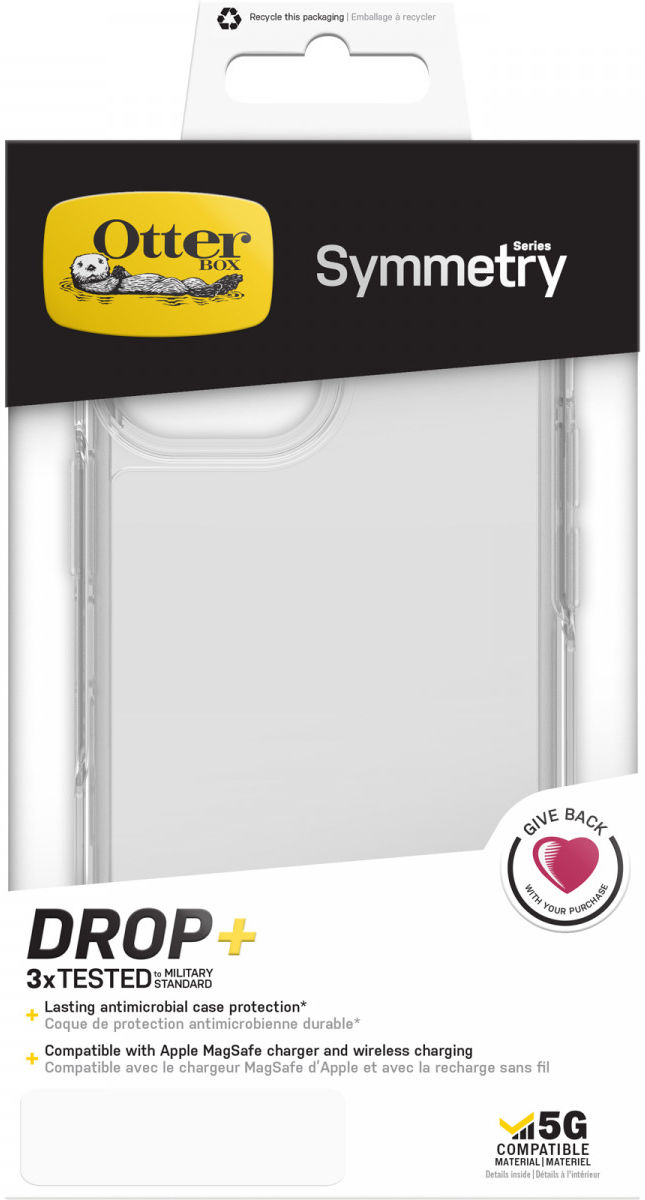 OtterBox Symmetry Apple iPhone 13 Mini Hoesje Transparant afbeelding 10