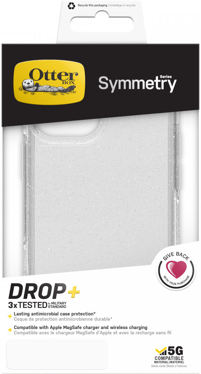 OtterBox Symmetry Apple iPhone 13 Mini Hoesje Transparant Glitter afbeelding 9