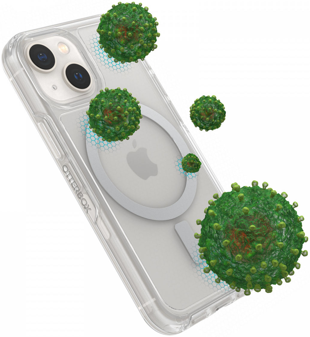 OtterBox Symmetry+ Apple iPhone 13 Mini Hoesje MagSafe Transparant afbeelding 5