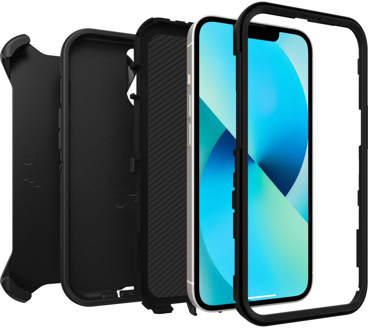 OtterBox Defender Series Apple iPhone 13 Hoesje Back Cover Zwart afbeelding 4
