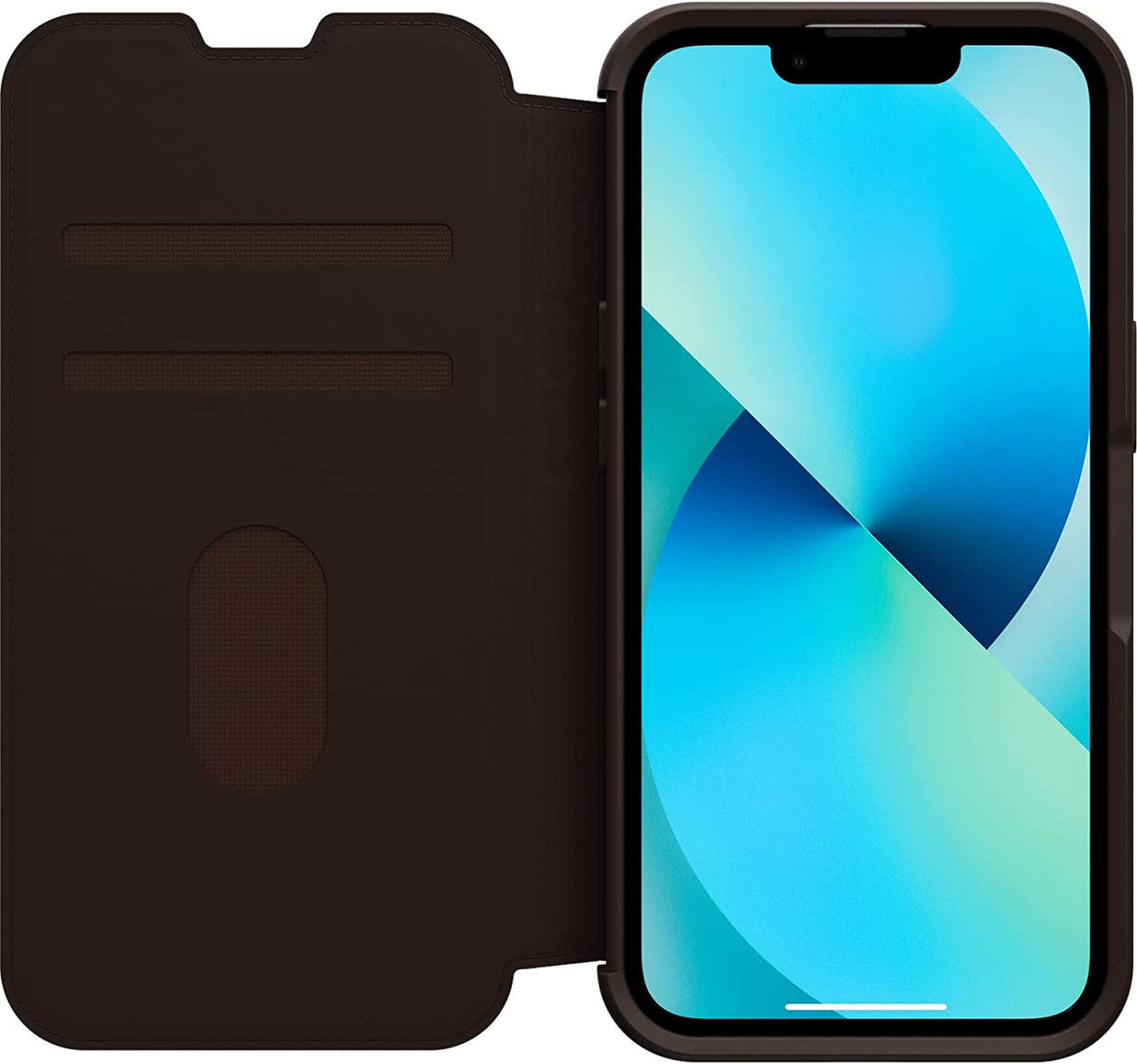 OtterBox Strada Apple iPhone 13 Hoesje Portemonnee Book Case Bruin afbeelding 2