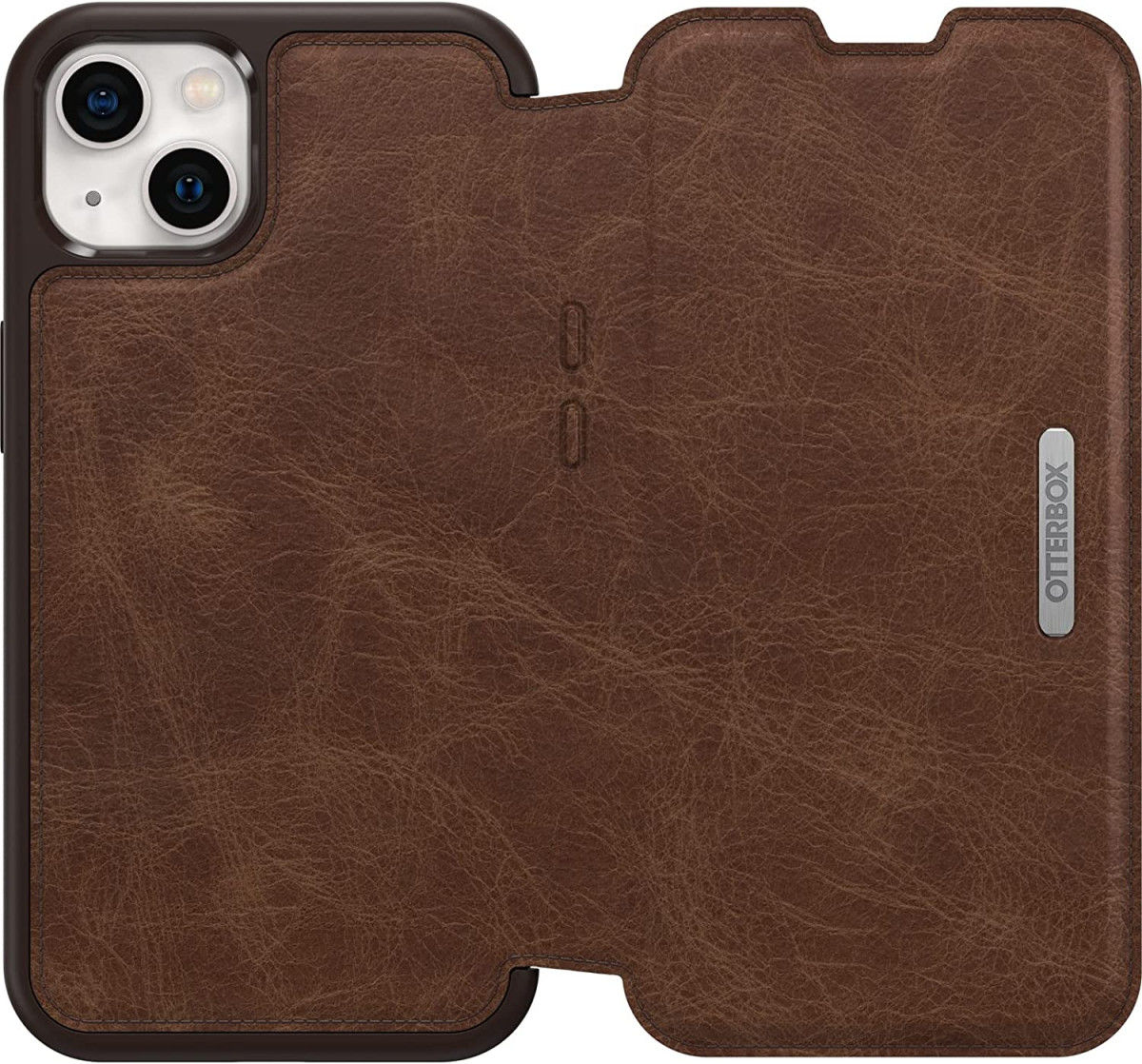 OtterBox Strada Apple iPhone 13 Hoesje Portemonnee Book Case Bruin afbeelding 4