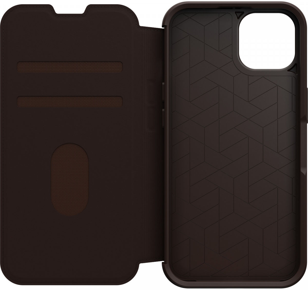 OtterBox Strada Apple iPhone 13 Hoesje Portemonnee Book Case Bruin afbeelding 15