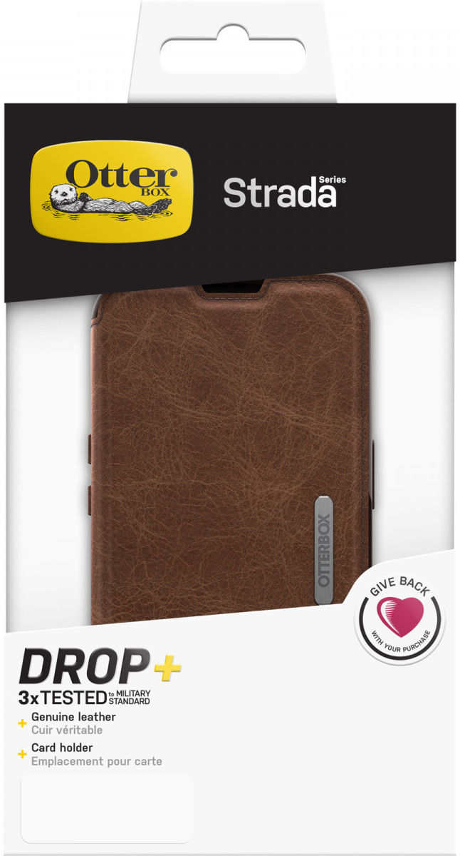 OtterBox Strada Apple iPhone 13 Hoesje Portemonnee Book Case Bruin afbeelding 7