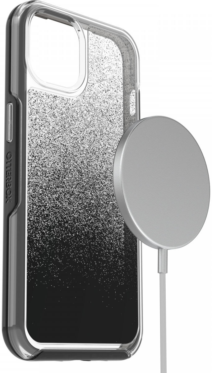 OtterBox Symmetry Apple iPhone 13 Hoesje Back Cover Wit Zwart afbeelding 3