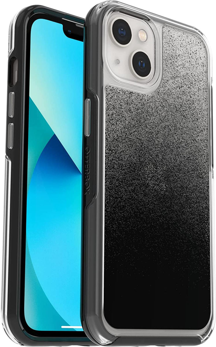 OtterBox Symmetry Apple iPhone 13 Hoesje Back Cover Wit Zwart afbeelding 1