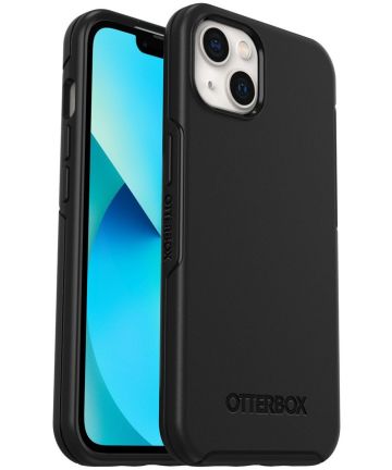 OtterBox Symmetry+ Apple iPhone 13 Hoesje met MagSafe Zwart Hoesjes
