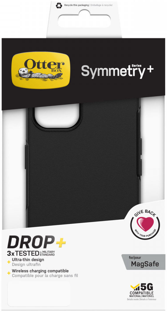 OtterBox Symmetry+ Apple iPhone 13 Hoesje met MagSafe Zwart afbeelding 9