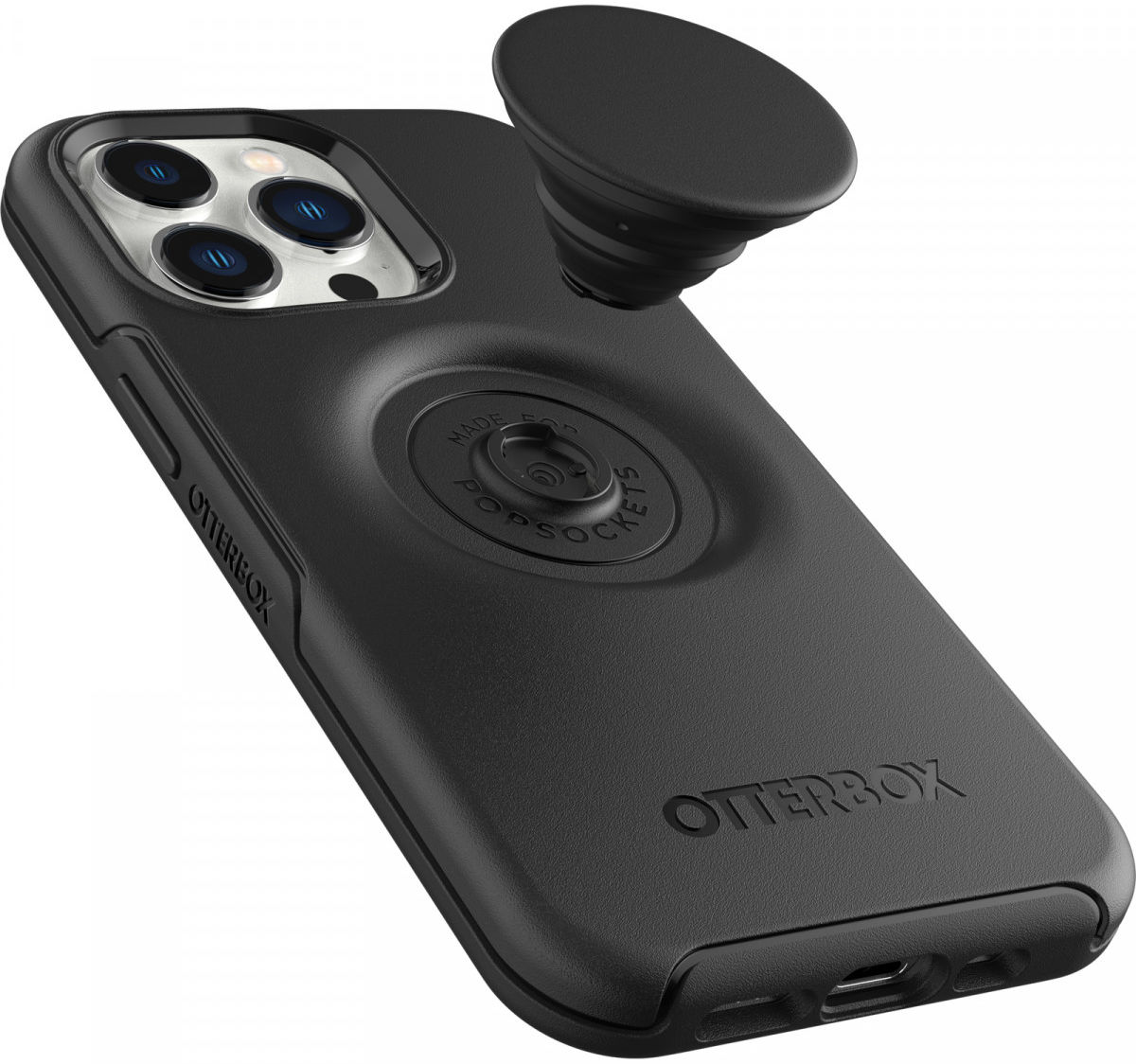 OtterBox Otter + Pop Symmetry Apple iPhone 13 Pro Hoesje Zwart afbeelding 4