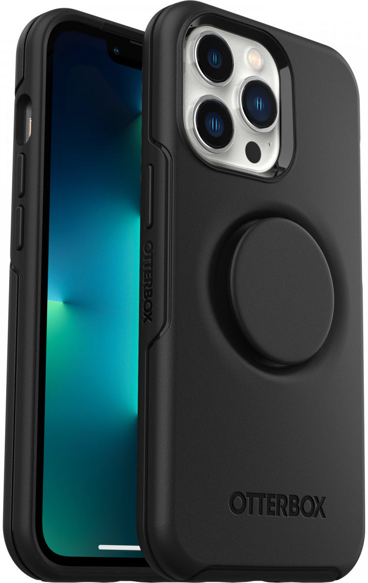 OtterBox Otter + Pop Symmetry Apple iPhone 13 Pro Hoesje Zwart afbeelding 2