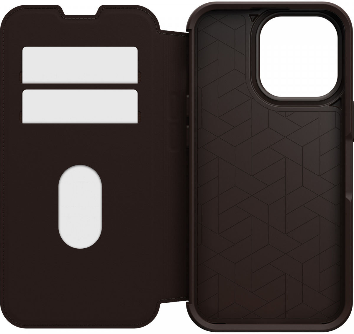 OtterBox Strada Apple iPhone 13 Pro Hoesje Portemonnee Book Case Bruin afbeelding 5