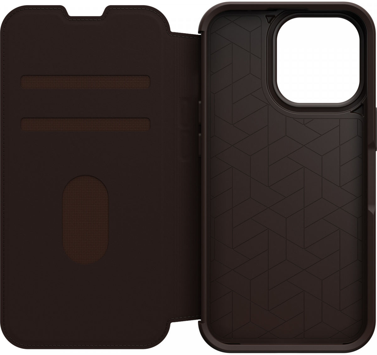 OtterBox Strada Apple iPhone 13 Pro Hoesje Portemonnee Book Case Bruin afbeelding 10