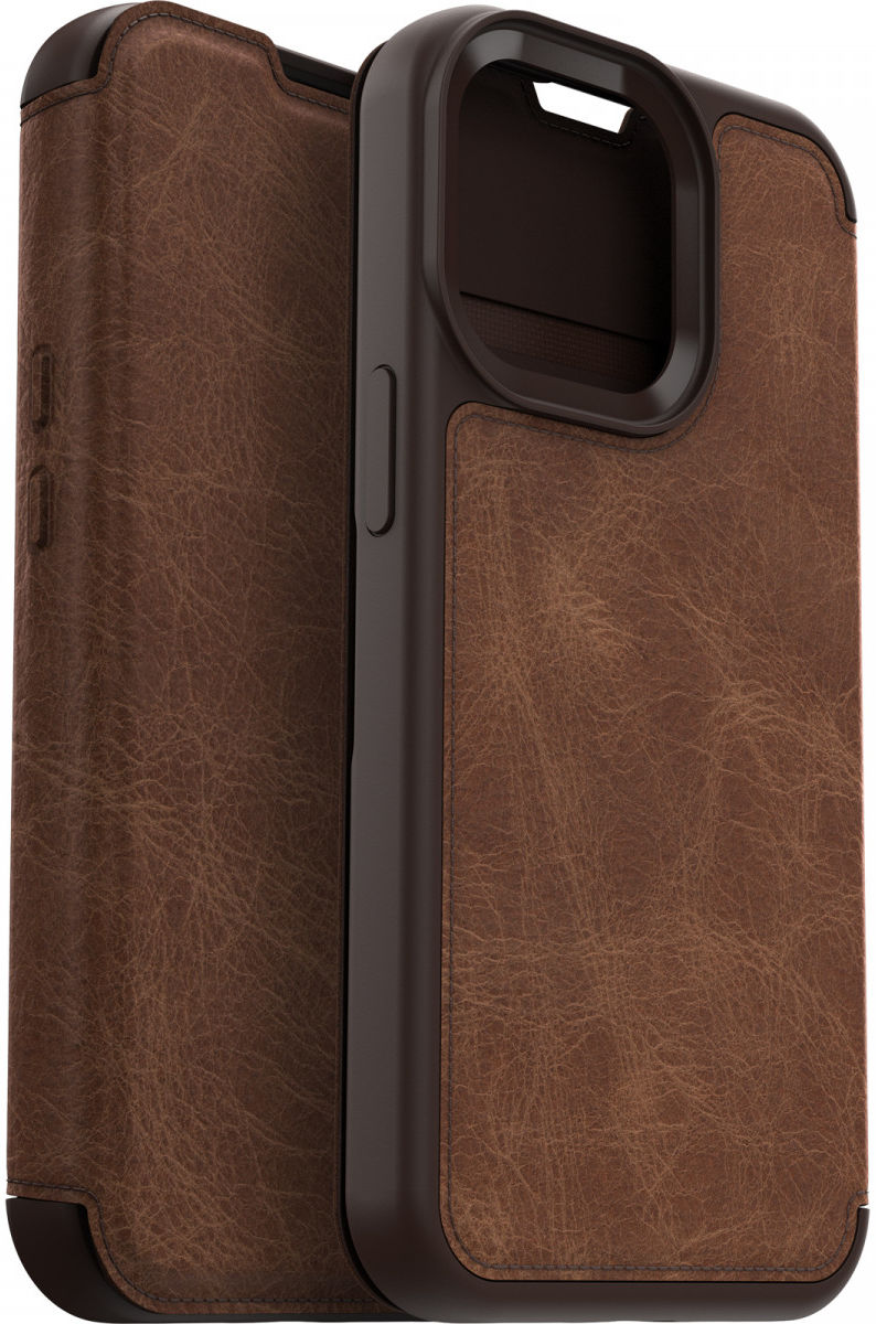 OtterBox Strada Apple iPhone 13 Pro Hoesje Portemonnee Book Case Bruin afbeelding 12