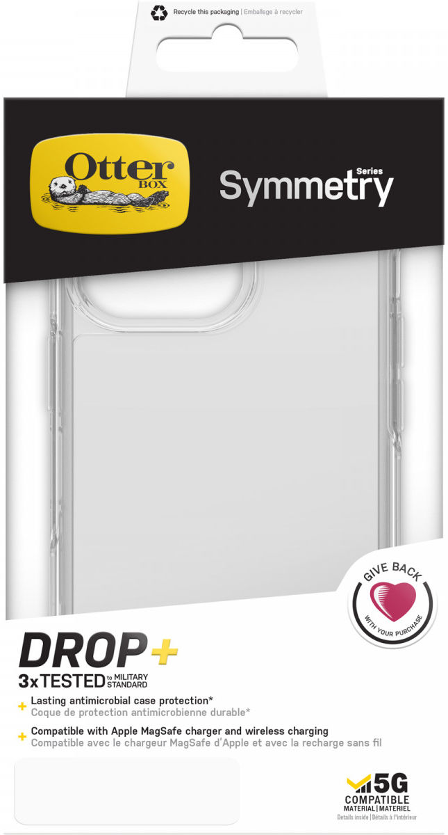 OtterBox Symmetry Apple iPhone 13 Pro Hoesje Back Cover Transparant afbeelding 13