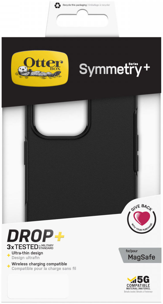 OtterBox Symmetry+ Apple iPhone 13 Pro Hoesje met MagSafe Zwart afbeelding 12