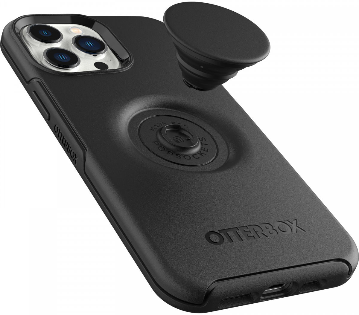 OtterBox Otter + Pop Symmetry iPhone 13 Pro Max Hoesje Zwart afbeelding 4