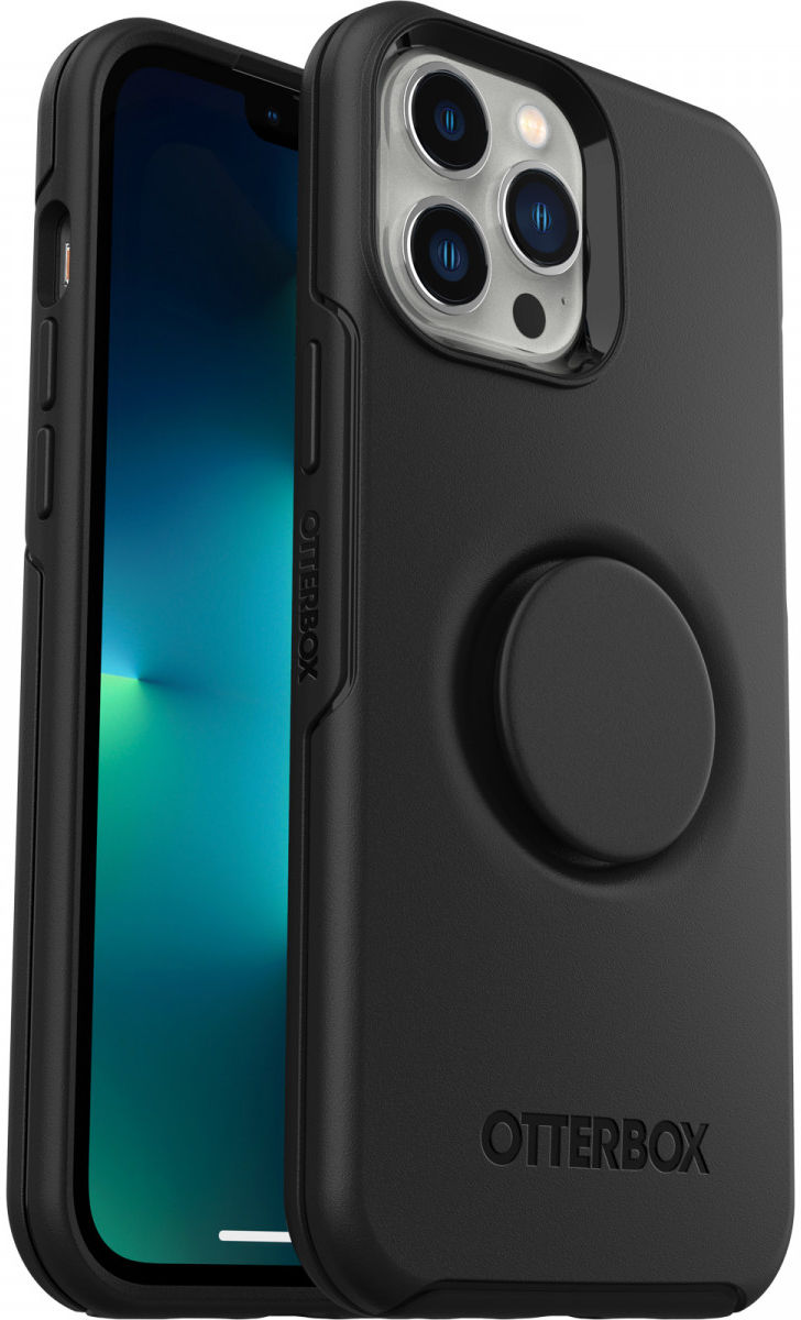 OtterBox Otter + Pop Symmetry iPhone 13 Pro Max Hoesje Zwart afbeelding 2