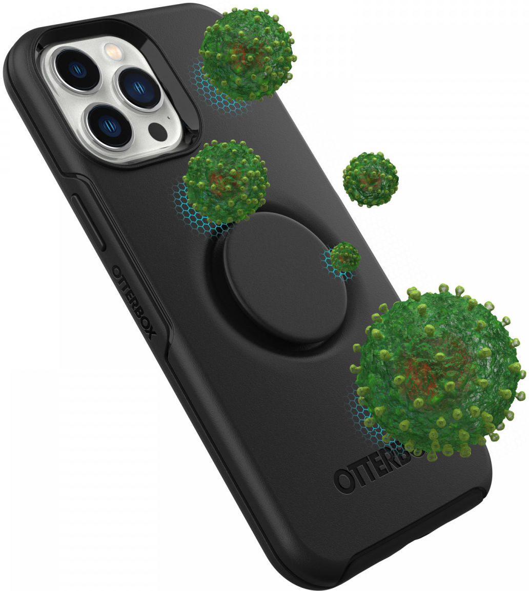 OtterBox Otter + Pop Symmetry iPhone 13 Pro Max Hoesje Zwart afbeelding 8