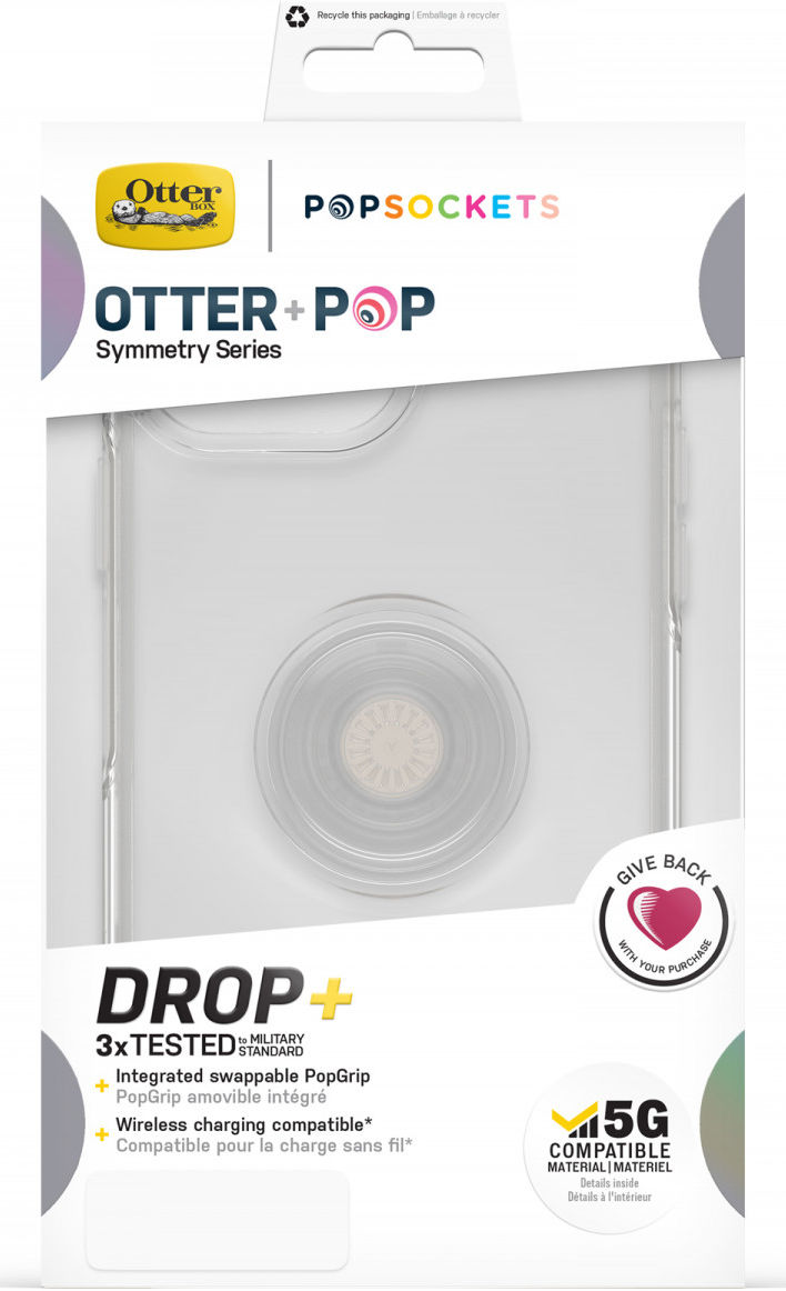 OtterBox Otter + Pop Symmetry iPhone 13 Pro Max Hoesje Transparant afbeelding 13