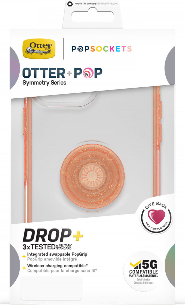 OtterBox Otter + Pop Symmetry iPhone 13 Pro Max Hoesje Oranje afbeelding 15