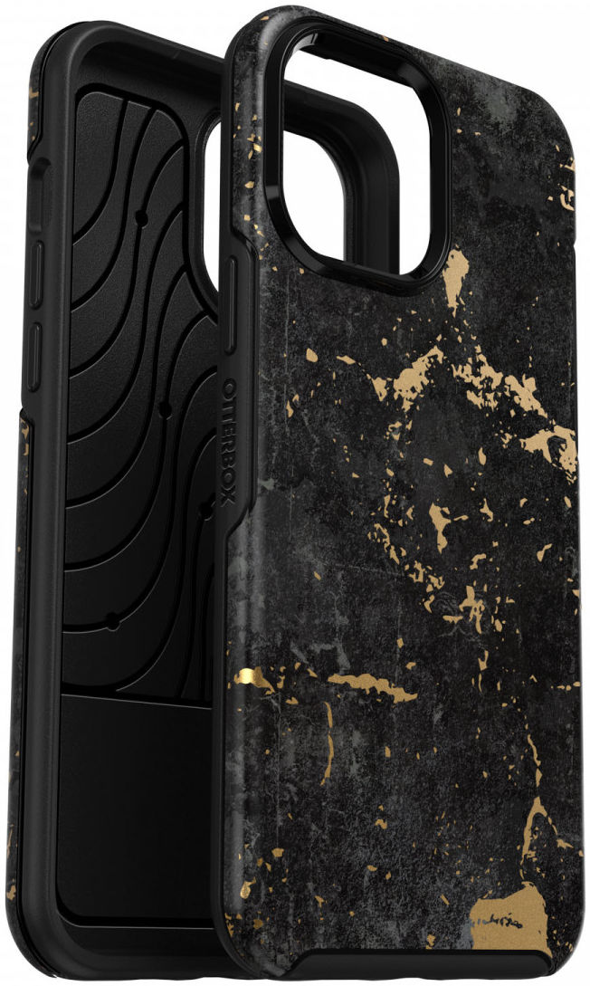 OtterBox Symmetry Apple iPhone 13 Pro Max Hoesje Zwart Goud afbeelding 7