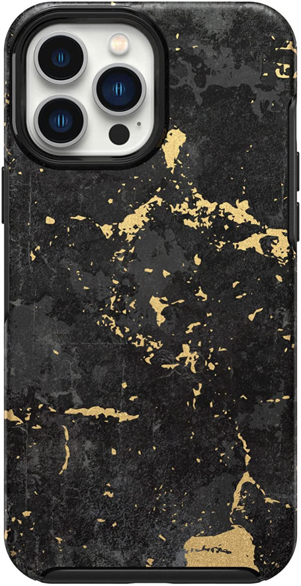 OtterBox Symmetry Apple iPhone 13 Pro Max Hoesje Zwart Goud afbeelding 2