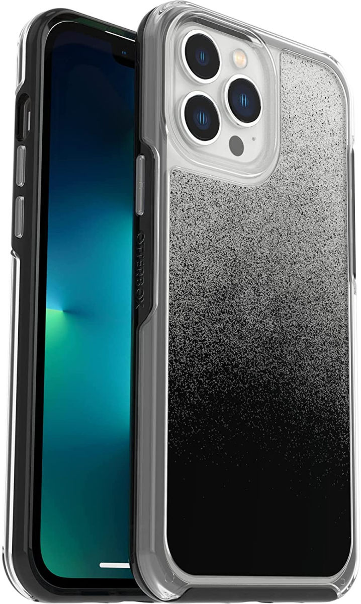 OtterBox Symmetry Apple iPhone 13 Pro Max Hoesje Transparant Zwart afbeelding 1