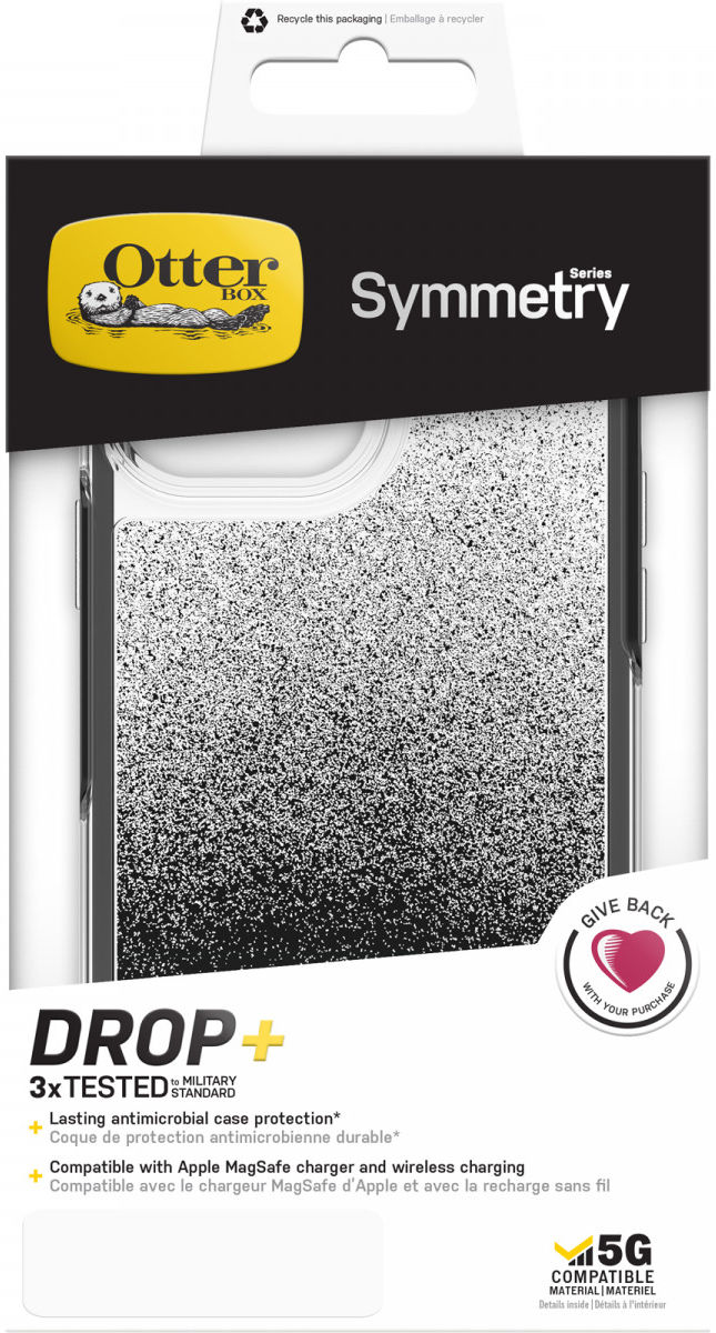 OtterBox Symmetry Apple iPhone 13 Pro Max Hoesje Transparant Zwart afbeelding 12