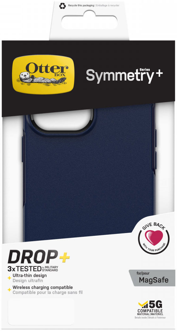 OtterBox Symmetry+ Apple iPhone 13 Pro Max Hoesje MagSafe Navy afbeelding 12