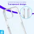 Apple iPhone 13 Pro Hoesje voor MagSafe Dun TPU Back Cover Transparant afbeelding 4